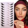 Luxury 3D Faux Mink Half Eyelashes – 10 Pairs, Reusable