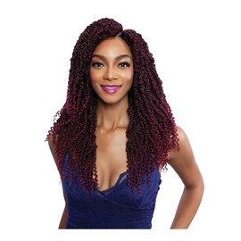 Mane Concept Synthetic Afri Naptural Crochet Braid - TWB213 2X GORGEOUS PASSION TWIST 14" (1B)