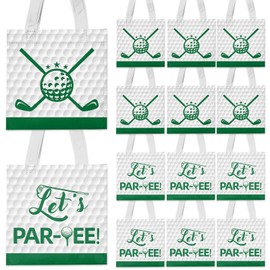 Yizeda 24pcs Golf Party Favor Non-woven Bags with Handles
