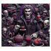 Unbranded 20oz Sublimation Tumbler Wrap 3D Vampires Ready To Press Heat Transfer