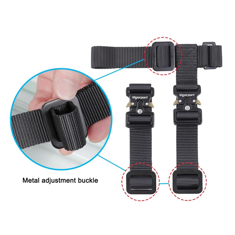 Vigorport Luggage Straps, Luggage Connector Straps for Suitcases Add A