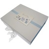 White Cotton Cards Baby's First Years Large Keepsake Box (Blue
