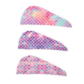 FRCOLOR Super Absorbent Hair Drying Cap Microfibre Hair Towel Wrap for Women Shower Cap