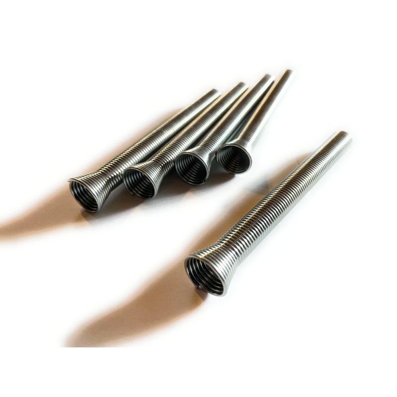 Pack of 5 Spiral Springs, Line Guide, Steel Spring 100
