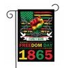 Juneteenth Garden Flag Custom Name/Photo June 19th 1865 African Afro