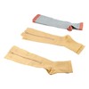 3Pairs Zipper Compression Socks Breathable Open Toe Over The Calf