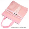 TOPASION Mesh Shower Caddy Bag Portable Small Hanging Toiletry Tote