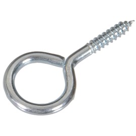 The Hillman Group 35224 Screw Eye, 8 x 1-5/8-Inch, 15-Pack
