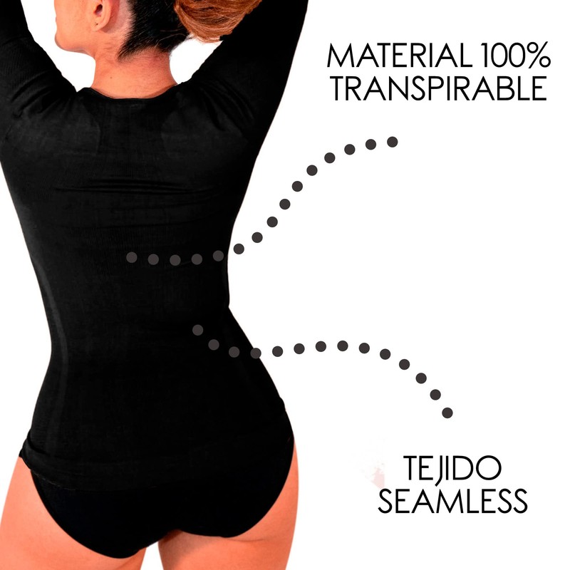 I LOVE SHAPE | Blusa Moldeadora para Mujer Cuello Redondo