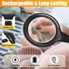 5X Large Hands Free Magnifying Glass for Reading, 6 Light