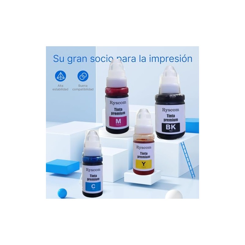 Kit Tinta Compatible con Canon G3100 G1110 G2111 G3000 G2100