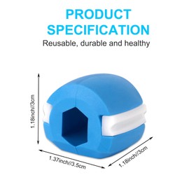 AYNKH 3PCS Jaw Muscle Exerciser, Jawline Fitness Ball Double Chin Reducer Jawline Shaper for Exercises Facial Muscles Men and Women