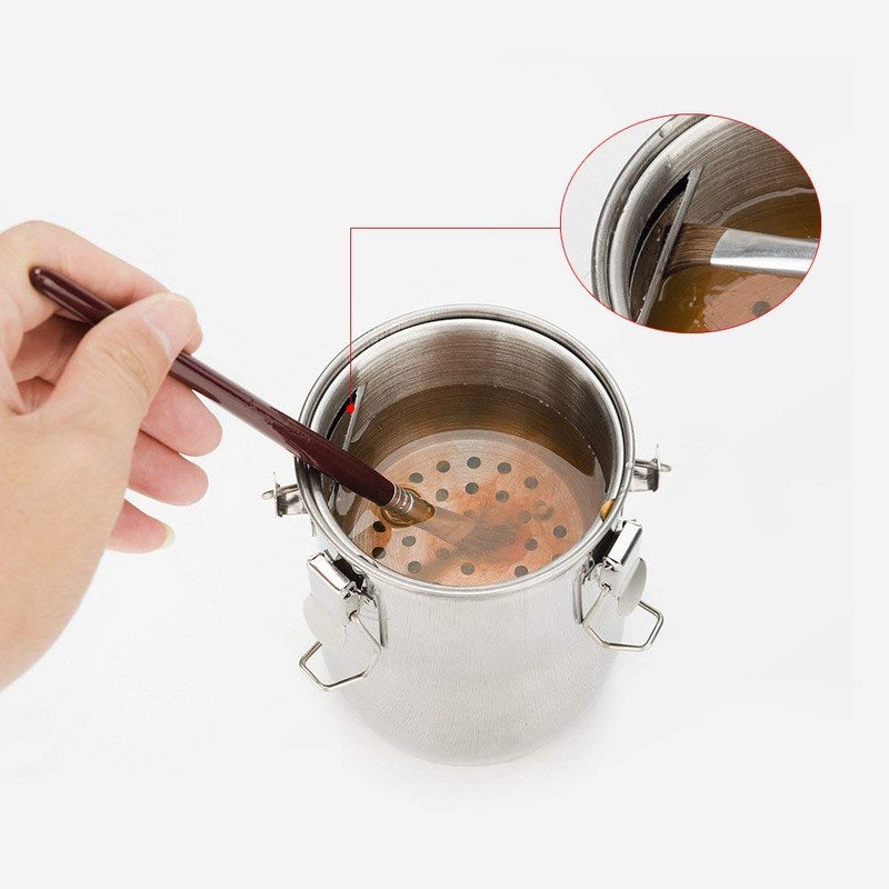Washer with Lid and Filter Screen with Handle, Enclosed Brush