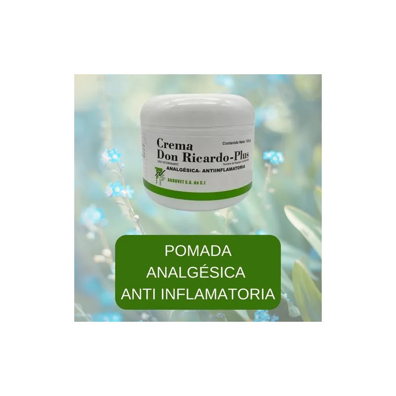 Crema Don Ricardo Plus De 120 Gr Pomada Uso Veterionario