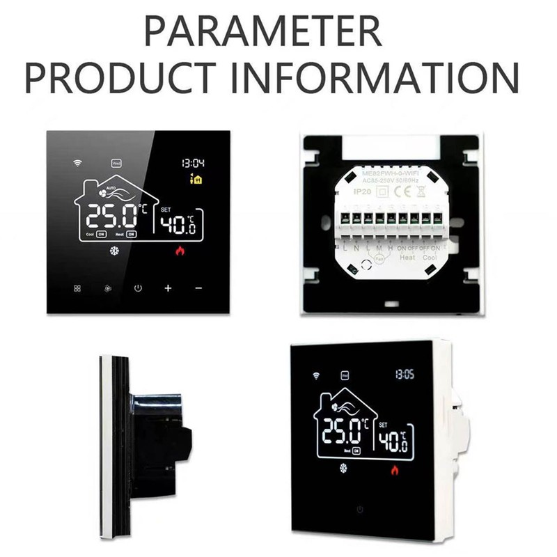 WiFi Indoor Central Air Conditioning Thermostat Floor Heating All in