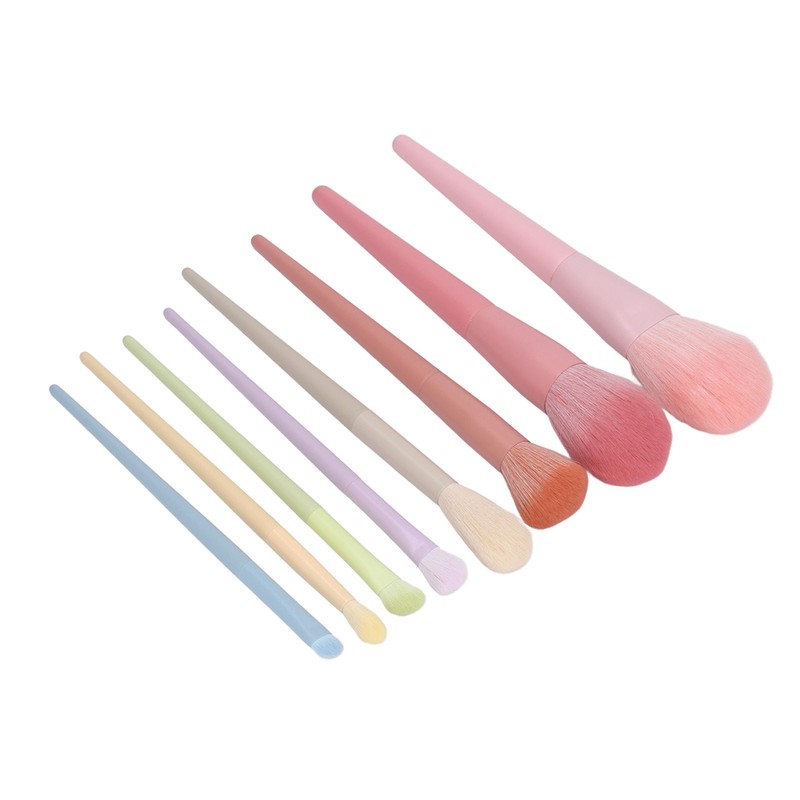 8pcs Makeup Brush Set Ergonomic Powder Eyeliner Eyeshadow Concealers Brushes