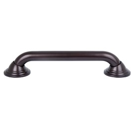 Decorative Shower Grab Bar - 12" Oil Rubbed Bronze Bathroom Grab Bars for Seniors - Non-Slip Bathroom and Household Handicap Safety Bar, Bathroom Bars for Elderly, Wall Handle Secure Grip, & Home Care