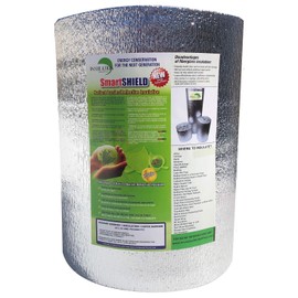 SmartSHIELD -5mm 48''X25ft Reflective Insulation Roll, Foam Core Radiant Barrier, Thermal Foil Insulation - Engineered Foil