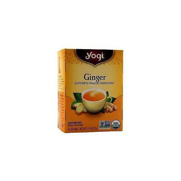 Yogi Ginger Tea Caffeine Free 16 pckts