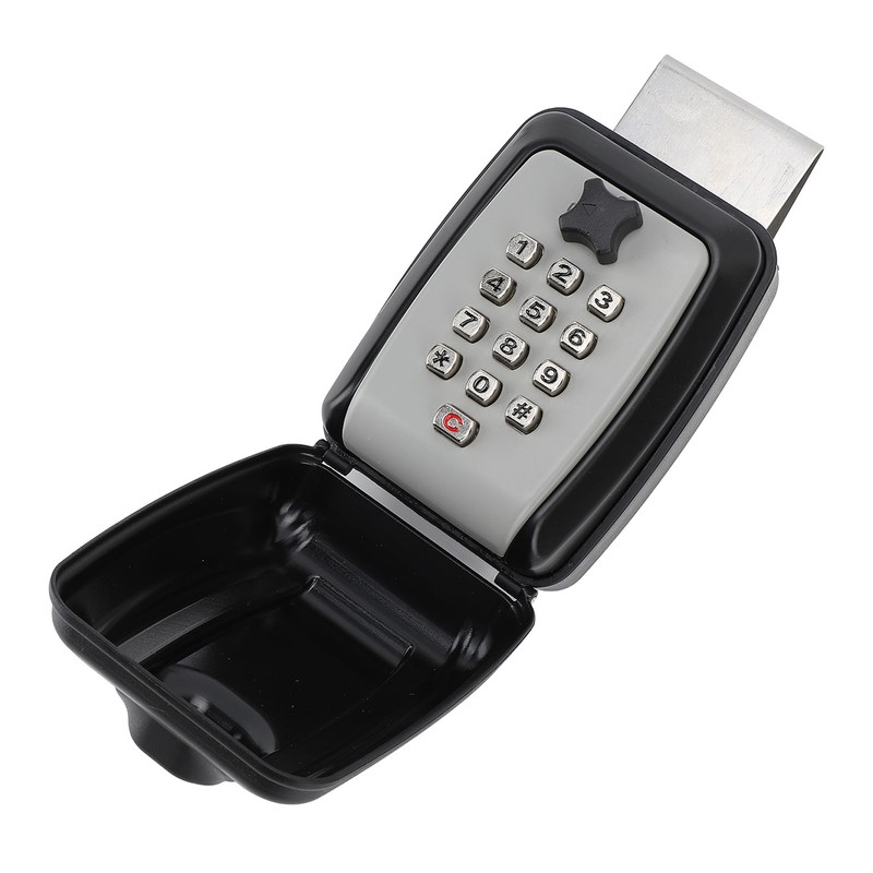 Punch Button Key Lock Box Waterproof 12 Digit Combination Car