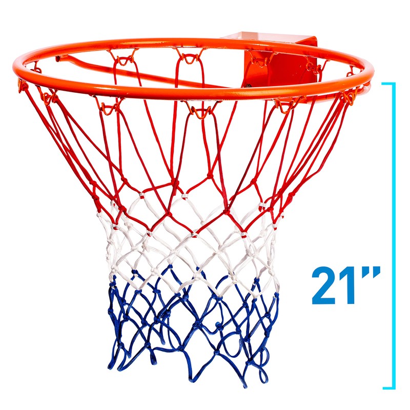Franklin Sports Basketball Replacement Net, Red/White/Blue