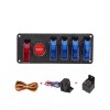 VEHITO Ignition Switch Panel Car Racing Switch Panels with LED