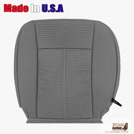 US Auto Nation 832-790-4949 2007 - 2011 For Dodge Dakota Driver Bottom Replacement Cloth Seat Cover Gray