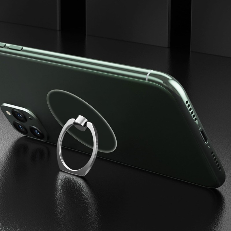 XuJJunB Smartphone Ring, Round Shape, 2 Pieces, Banker, Ring Grip,