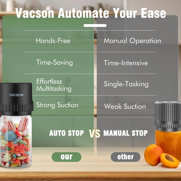 Does not apply Upgraded Fully Automatic Electric Mason Jar Vacuum