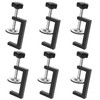 Pack of 6 C Clamps, 15-55 mm Table Clamp, Adjustable