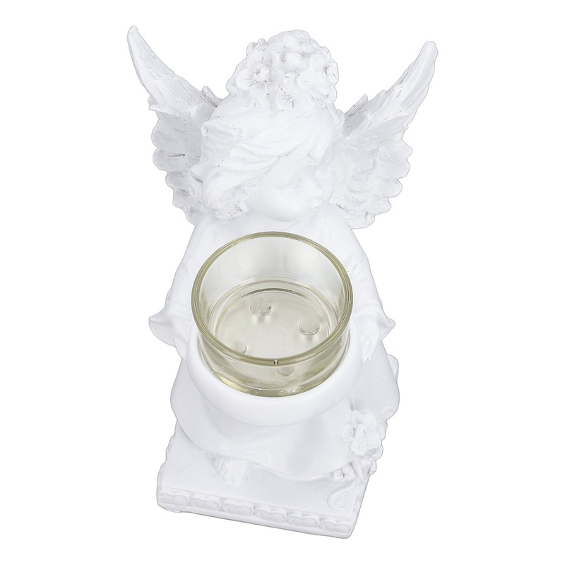 Angel Candle Holder Retro Cute Romantic Decorative Figurine Tealight Holder