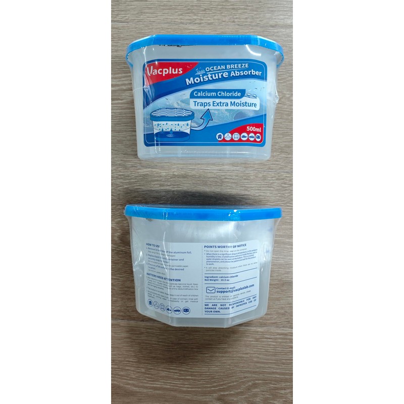 Vacplus Moisture Absorbers 6 Pack, Portable Humidity Absorber Boxes for