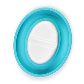 Prym Love Magnetic Pin Cushion with Bobbin Ring Pincushion, Turquoise & White