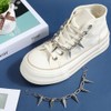 SOFPLATE Pack of 2 Punk Shoe Chains Shoelaces Charms Chain