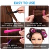 141-piece curler set includes 60 plastic straight curlers with 60