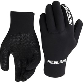 Cressi Resilient Gloves 2mm 2XL - Unisex Ultra Grip Gloves in Soft Neoprene 2mm Black, Diving Fishing Snorkelling Surf Paddle Kayak Swimming, 2XL