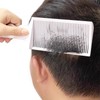 Self-Thinning Hair Cutting Curved Comb Tool White 5ea