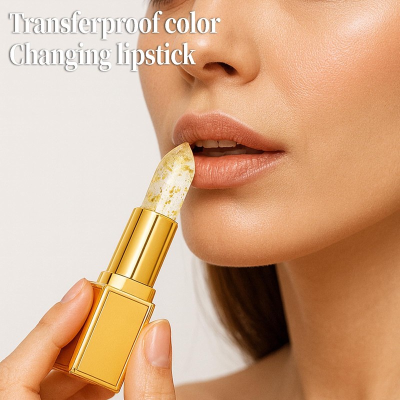 Color Changing Lipstick, Transferproof Lipstick color Changing with Long Lasting