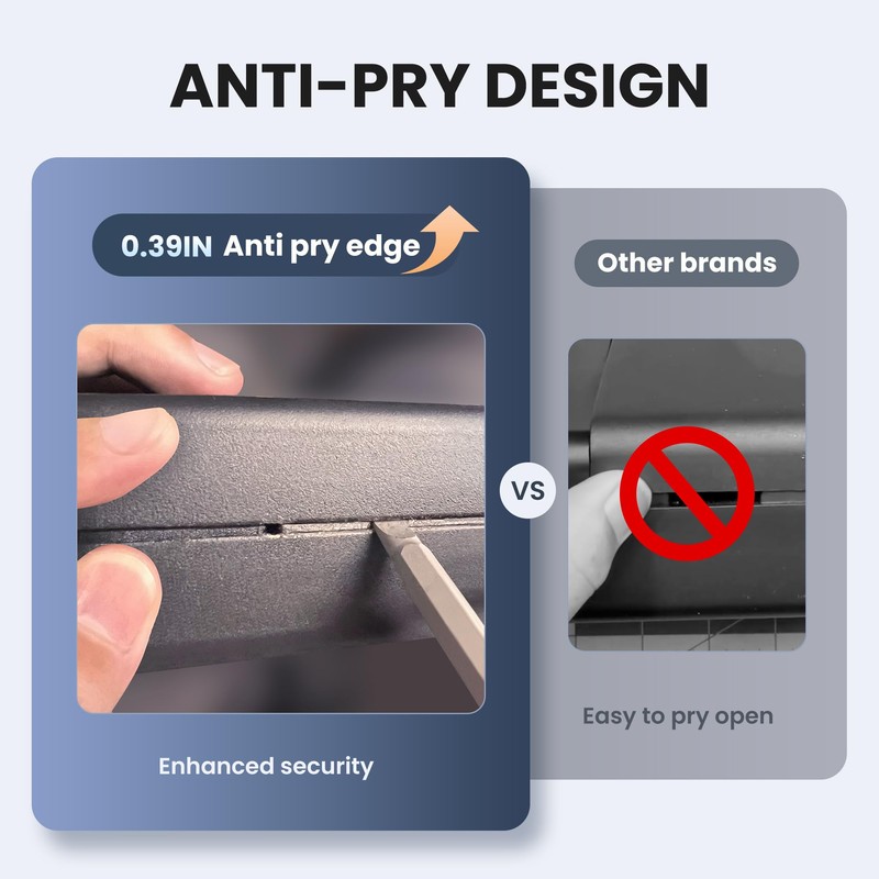 Grimtron Portable Pistol Safes – Electronic Lock Box & Key