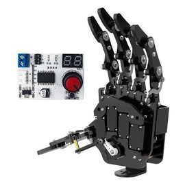 Robot Hand Five Fingers Solely Movement Bionic Robot Mechanical Arm DIY - Left Hand with Servo Tester