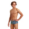 Funky Trunks Boys' Swimming Trunks, Children's Car Stacker Quick-Drying and