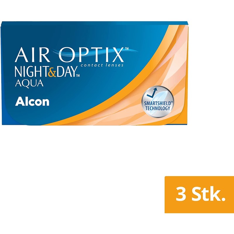 Air Optix Night & Day Aqua Monatslinsen weich, 3 Stück,