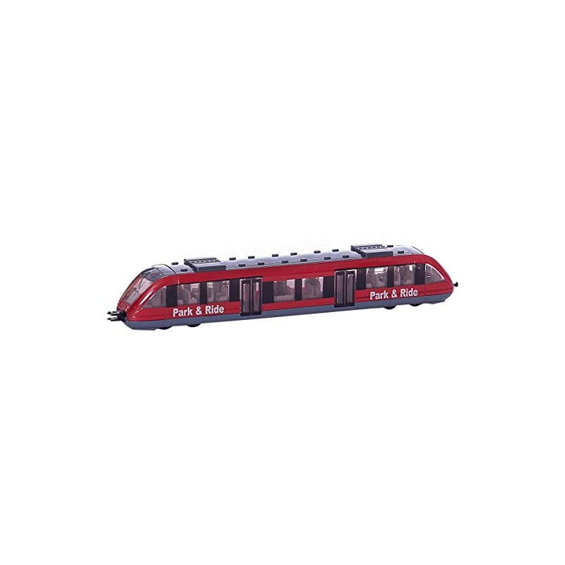 Siku 1646, Treno locale, Metallo,Plastica, 1:87, Rosso, Compatibile con altri