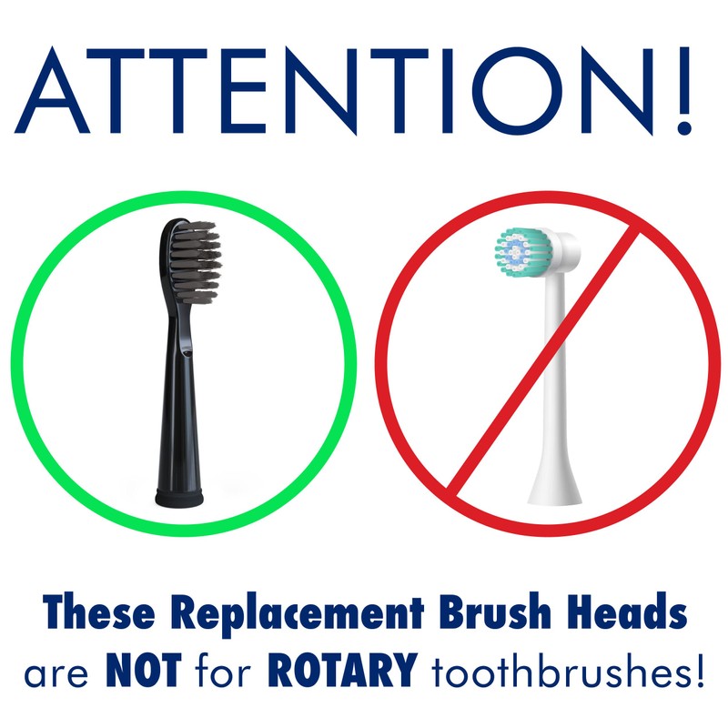 Replacement Electric Toothbrush Heads for Fairywill, Sonic-FX, SnapWhite – Soft