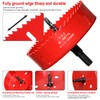 Hole Saw 4 7/8” (124mm) for Wood, HSS Bi-Metal Hole