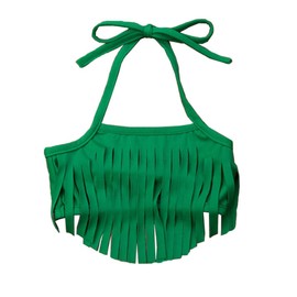 Styles I Love Infant Baby Girls Pineapple Fringe Bikini Swimsuit with Headband Bathing Suit Beach Pool Swimwear 3pcs Set (Pineapple Green, 70/0-3 Months)