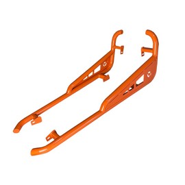 RZR Rock Sliders Nerf Bars – Heavy-Duty Side Step & Tree Kickers – Fits 2014-2023 Polaris RZR 900 Trail, 900S, 1000S, 1000XP, Turbo (2-Seater) – Includes Mounting Bolts (Orange)