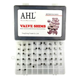 AHL 47pcs 7.48mm O.D. 1.20mm-3.50mm Thick Adjustable Valve Shim Kit for Honda CRF250R 2004-2012