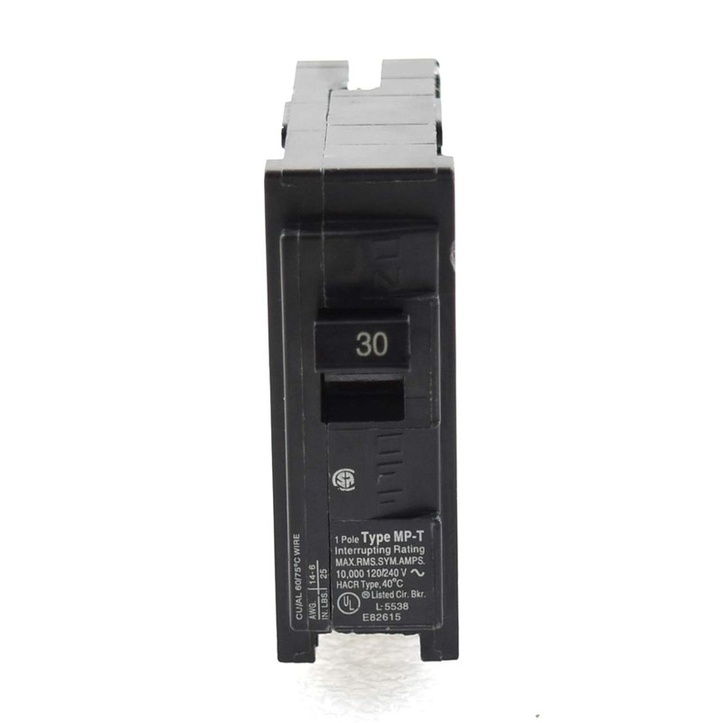 MP130 30-Amp Single Pole Type MP-T Circuit Breaker