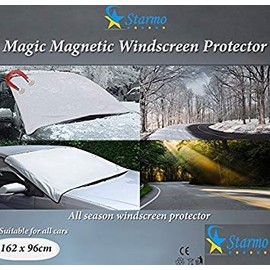 Starmo Windscreen Cover Magnetic Car Windshield Protect from Sun, Ice, Frost & Snow All Weather Shield Screen Cover